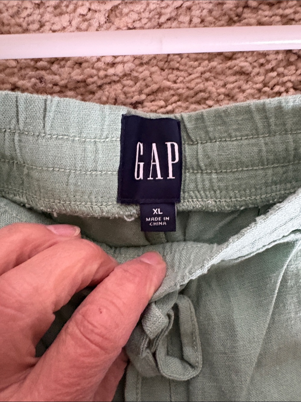 NWT Women’s XL  Relaxed Drawstring Pants — Sage - Picture 5 of 6